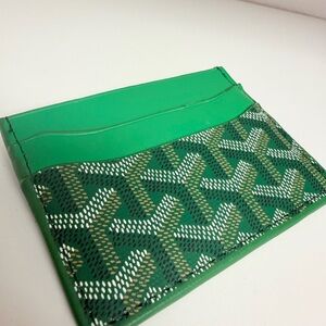 Goyard Green Card Holder